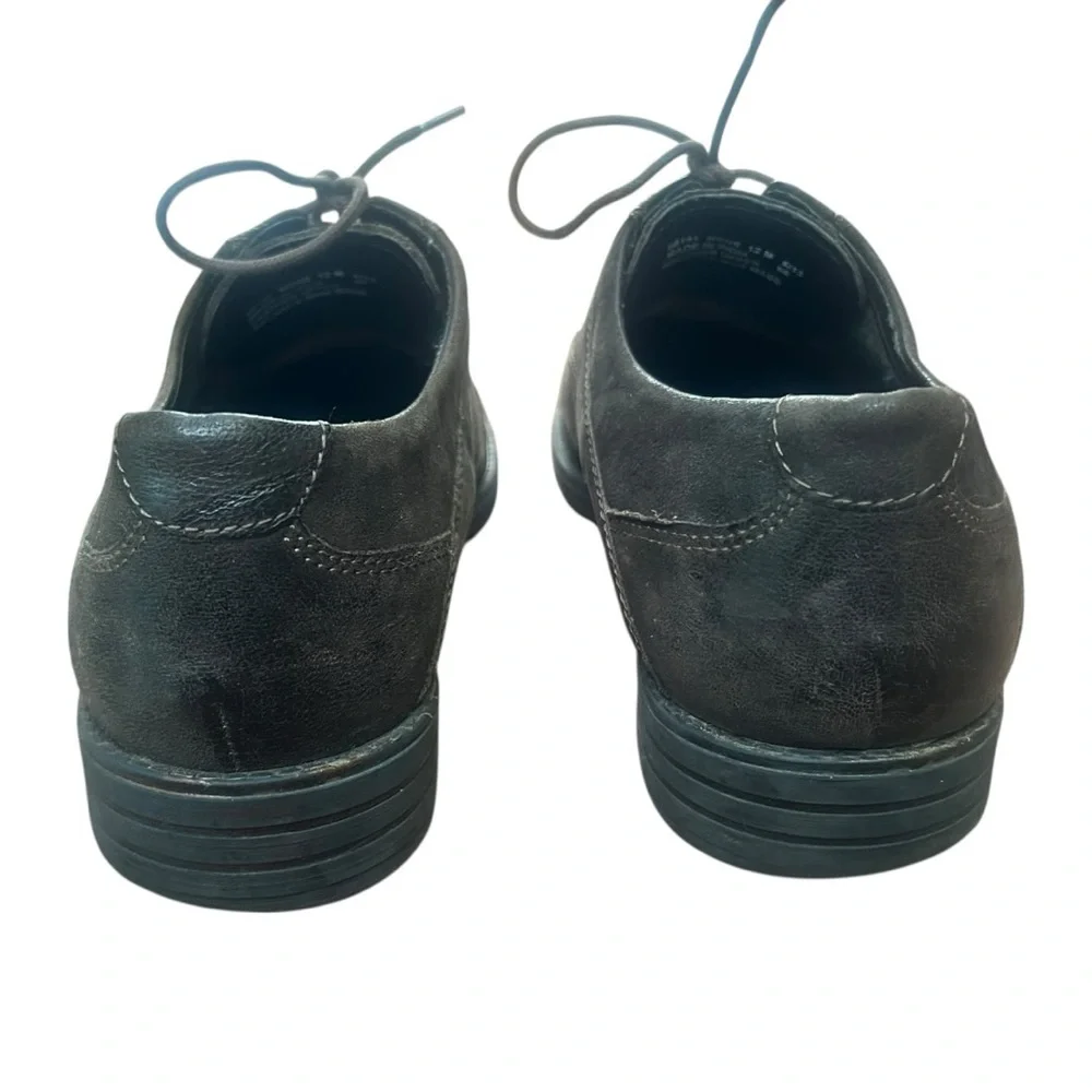 Clarks Brown Leather Cap Toe Oxford Dress Shoes 11.5M‎